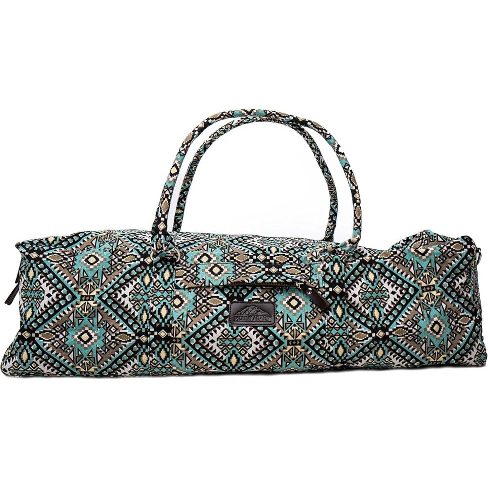 imageMount Adams Yoga Mat Bag 26quot x 8quot x 8quot Fits Mats up to 74quot x 26quot x 6mm Yoga Bag for Exercise Mat Straps and Blocks Gym Duffle Bag for Sports Workout and FitnessMoroccan Mint