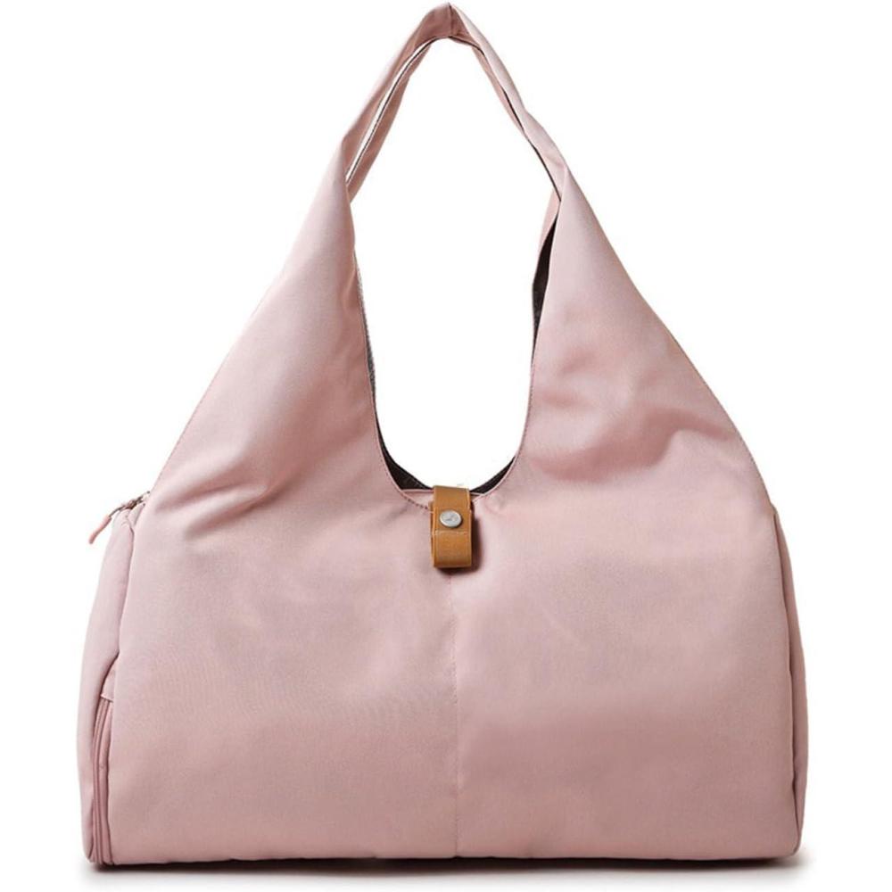 imageVersatile Sports Duffel Bag Gym Handbag Multipurpose Yoga Mat Bag with Shoe Compartment for Yoga Pilates Gym Fitness Swimming ampamp Traveling BlackPink