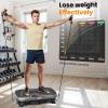 AXV Vibration Plate Fitness Platform Exercise Machine Vibrating Shaking Full Body Shaker Workout Vibrate Stand Shake Board Sport Gym for Weight Loss Fat Burner for Women Men