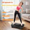 AXV Vibration Plate Fitness Platform Exercise Machine Vibrating Shaking Workout Full Body Shaker Vibrate Stand Shake Board Sport Gym Pad for Weight Loss Fat Burner for Women Men
