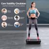 Vibration Plate Exercise Machine, Vibration Plate for Lymphatic Drainage 330 Lbs Capacity Whole Body Vibration Platform Machines Helps Weight Loss Shaping Toning Wellness(Black)