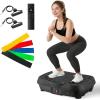 ALSO GO Vibration Plate Exercise Machine, 6 Workout Modes & 120-Level Vibration Platform for Weight Loss/Lymphatic Drainage, 400lbs Capacity Vibration Board with Resistance Bands for Full Body Workout(Black)