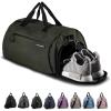Fitgriff® Gym Bag for Men & Women with Shoe & Wet Compartment – Duffle Bag for Travel, Sports, Fitness & Workout(Army Green)