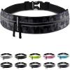 Fitgriff® Running Belt for Men & Women – Secure Jogging Pouch for Phone, Keys & Essentials – For All Cell Phones(Camo-Black)