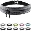Fitgriff® Running Belt for Men & Women – Secure Jogging Pouch for Phone, Keys & Essentials – For All Cell Phones(Grey 2)