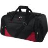 Heavy Duty Duffle Bag for Men, 55L Large Durable Gym Duffel Bag for Workout, Sports, Travel Gear – Gray(Black Red)