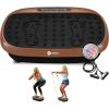 Lifepro Vibration Plate Exercise Machine with Magnetic Acupoints – Full Body Vibration Platform for Beginners and Recovery – Ideal Lymphatic Drainage Massager for Muscle Toning and Overall Fitness(Copper)