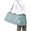 Light Blue Yoga Women Tote Bag Large Shoulder Bag Top Handle Handbag with Yoga Mat Buckle, Shoe Compartment and Wet Dry Storage Pockets for Gym, Work, Sport(Light Blue)