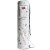 Maison d’ Hermine Yoga Mat bag, Cylindrical bag for Woman&Men, yoga mat Bag &Adjustable shoulder straps Yoga Mat Carrier Bag with Drawstring Water Bottle Pocket and zipper pocket(Ice Florals)