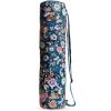 Maison d’ Hermine Yoga Mat bag, Cylindrical bag for Woman&Men, yoga mat Bag &Adjustable shoulder straps Yoga Mat Carrier Bag with Drawstring Water Bottle Pocket and zipper pocket(Happy Florals)