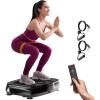 Vibration Plate Exercise Machine: TISSCARE Vibrating Plates for Weight Loss and Lymphatic Drainage, 400lbs Shake Plate Whole Body Workout Platform for Home Fitness Fat Burner Gifts(Black)