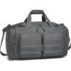 Wotony Tactical Duffle Bag for Men, Duffle Bag for Gym, Travel – Military Weekender Workout Molle Bag (Black, 35L)(Dark Gray)