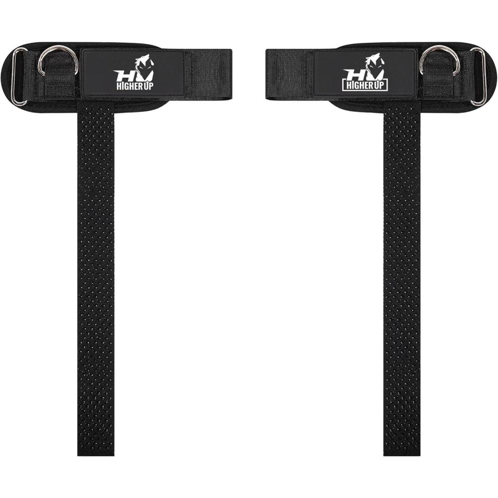 imageEkkovision Weight Lifting Straps With Cuffed D Ring Wrist Support for Men Heavy Duty Thick Comfortable Lifting Straps Secure Fit Enhanced Grip Straps for Weightlifting ampamp Gym Training BlackHU