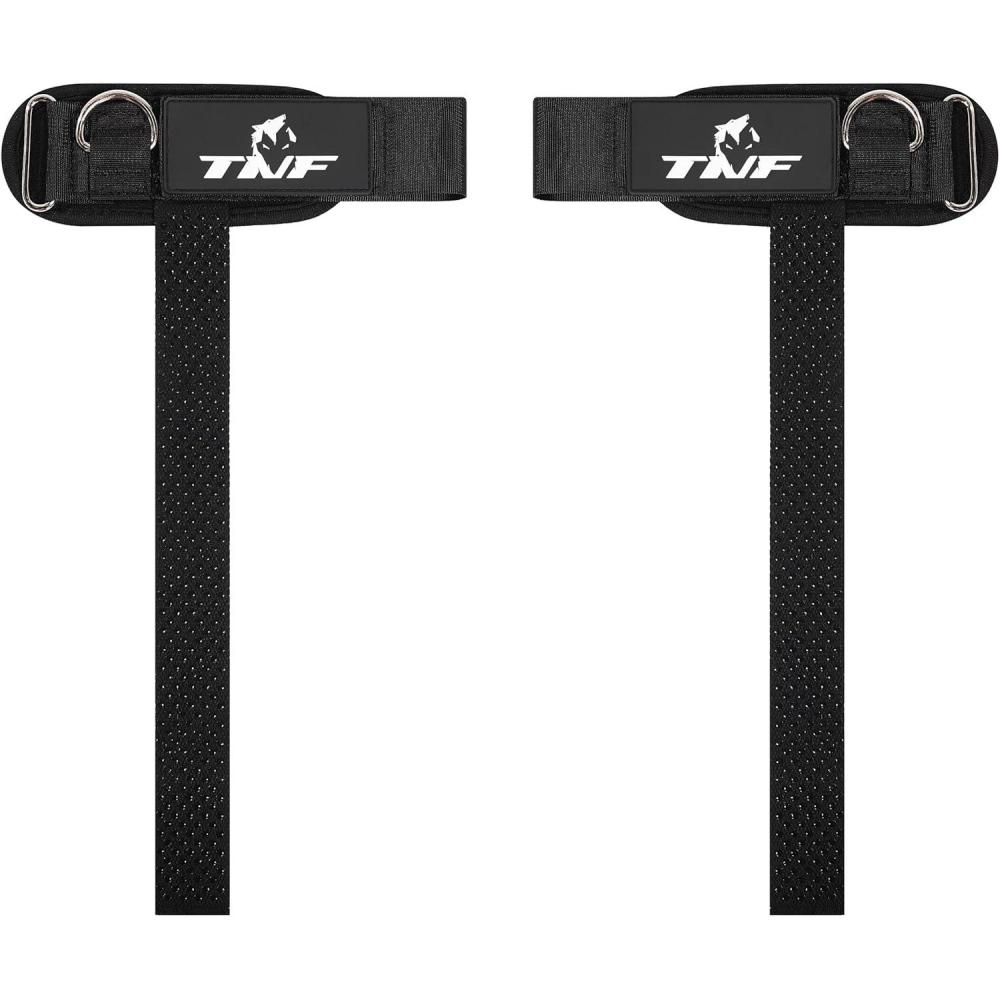 imageEkkovision Weight Lifting Straps With Cuffed D Ring Wrist Support for Men Heavy Duty Thick Comfortable Lifting Straps Secure Fit Enhanced Grip Straps for Weightlifting ampamp Gym Training BlackTNF