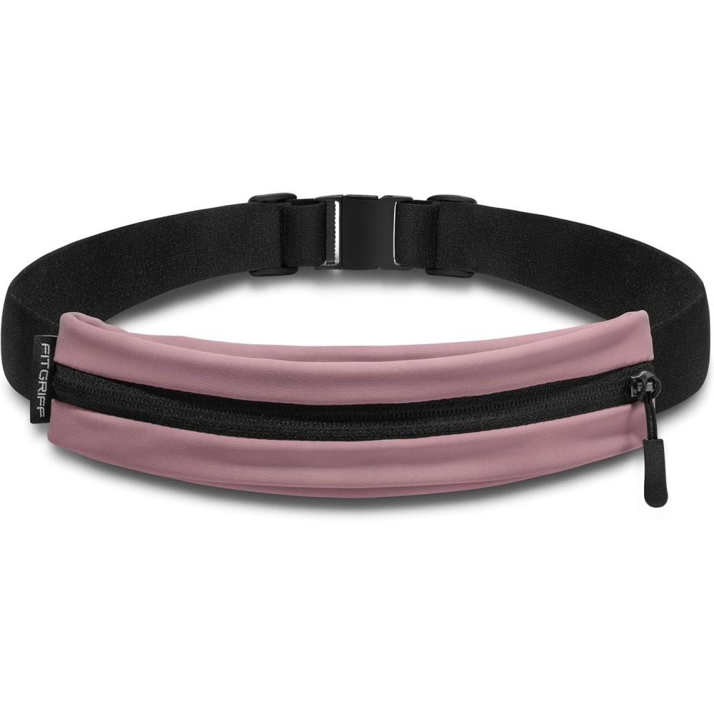 imageFitgriff Running Belt V2 for Men ampamp Women Secure Jogging Pouch for Phone Keys ampamp Essentials For All Cell Phones PurpleDusty Rose