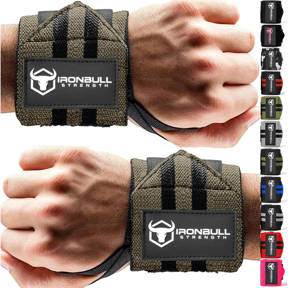 imageWrist Wraps for Weightlifting USPA ampamp IPL Approved 18 Premium Quality Wrist Straps for Weightlifting Weight Lifting Wrist Wraps with Thumb Loop Best Gym Wrist Wraps for Lifting Weights Curls ampamp Dips Lifting Wrist Wraps for Bench Powerlifting ampamp Weight Training Weightlifters Wrist Straps Lifting for Men and WomenGreen