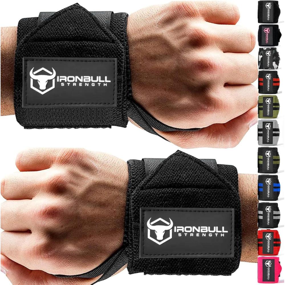 imageWrist Wraps for Weightlifting USPA ampamp IPL Approved 18 Premium Quality Wrist Straps for Weightlifting Weight Lifting Wrist Wraps with Thumb Loop Best Gym Wrist Wraps for Lifting Weights Curls ampamp Dips Lifting Wrist Wraps for Bench Powerlifting ampamp Weight Training Weightlifters Wrist Straps Lifting for Men and WomenBlack