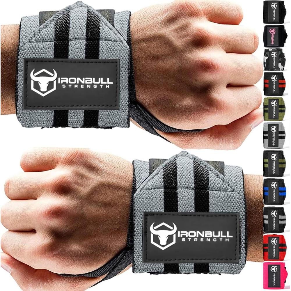 imageWrist Wraps for Weightlifting USPA ampamp IPL Approved 18 Premium Quality Wrist Straps for Weightlifting Weight Lifting Wrist Wraps with Thumb Loop Best Gym Wrist Wraps for Lifting Weights Curls ampamp Dips Lifting Wrist Wraps for Bench Powerlifting ampamp Weight Training Weightlifters Wrist Straps Lifting for Men and WomenGrey