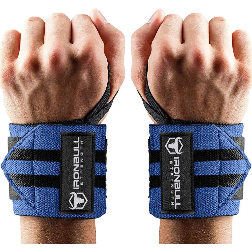 imageWrist Wraps for Weightlifting USPA ampamp IPL Approved 18 Premium Quality Wrist Straps for Weightlifting Weight Lifting Wrist Wraps with Thumb Loop Best Gym Wrist Wraps for Lifting Weights Curls ampamp Dips Lifting Wrist Wraps for Bench Powerlifting ampamp Weight Training Weightlifters Wrist Straps Lifting for Men and WomenBlue