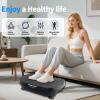 Homesy Vibration Plate Exercise Machine, Vibrating Plate for Lymphatic Drainage, Full Body Shake Platform Board for Home Fitness and Fat Burning, Sport Gym Equipment for Women Men(Slim-Standard)