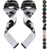 Fitgriff® Lifting Wrist Straps for Weightlifting, Gym, Deadlift, Workout (Made of Premium Cotton & Padded) – Men & Women(Grey-Camo)