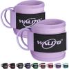 WALITO Gym Ankle Straps for Cable Machines Women & Men – Glute Kickback Ankle Cuff, Adjustable Cable Machine Accessories for Leg Extensions, Hip Abductors & Lower Body Workouts(Pair-Macaron Purple)