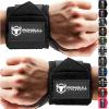 Wrist Wraps for Weightlifting (USPA & IPL Approved) – 18” Premium Quality Wrist Straps for Weightlifting – Weight Lifting Wrist Wraps with Thumb Loop – Best Gym Wrist Wraps for Lifting Weights, Curls & Dips – Lifting Wrist Wraps for Bench, Powerlifting & Weight Training – Weightlifter’s Wrist Straps Lifting for Men and Women(Black)