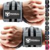 Wrist Wraps for Weightlifting (USPA & IPL Approved) – 18” Premium Quality Wrist Straps for Weightlifting – Weight Lifting Wrist Wraps with Thumb Loop – Best Gym Wrist Wraps for Lifting Weights, Curls & Dips – Lifting Wrist Wraps for Bench, Powerlifting & Weight Training – Weightlifter’s Wrist Straps Lifting for Men and Women(Grey)