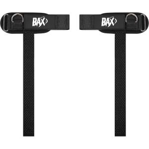 Ekkovision Weight Lifting Straps With Cuffed D Ring, Wrist Support for Men, Heavy Duty Thick Comfortable Lifting Straps, Secure Fit, Enhanced Grip, Straps for Weightlifting & Gym Training, Black(BAX)