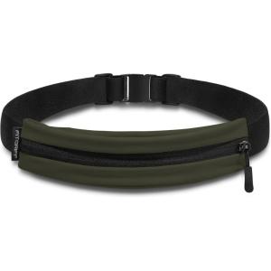 Fitgriff® Running Belt V2 for Men & Women – Secure Jogging Pouch for Phone, Keys & Essentials – For All Cell Phones (Purple)(Army Green)