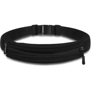 Fitgriff® Running Belt V2 for Men & Women – Secure Jogging Pouch for Phone, Keys & Essentials – For All Cell Phones (Purple)(Black)