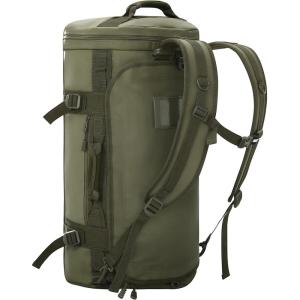 MIER Large Duffel Backpack Sports Gym Bag with Shoe Compartment, Heavy Duty and Water Resistant, Black, 60L(Dark Green)