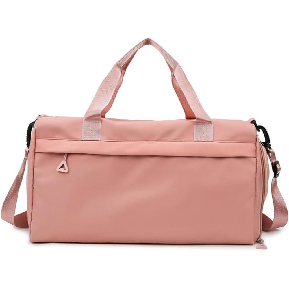 imageSports and Travel Bag Fashion Fitness Bag Gym Bag Sport Bag Training Bag Business Trip Bag Large Capacity Overnight BagSweet powder