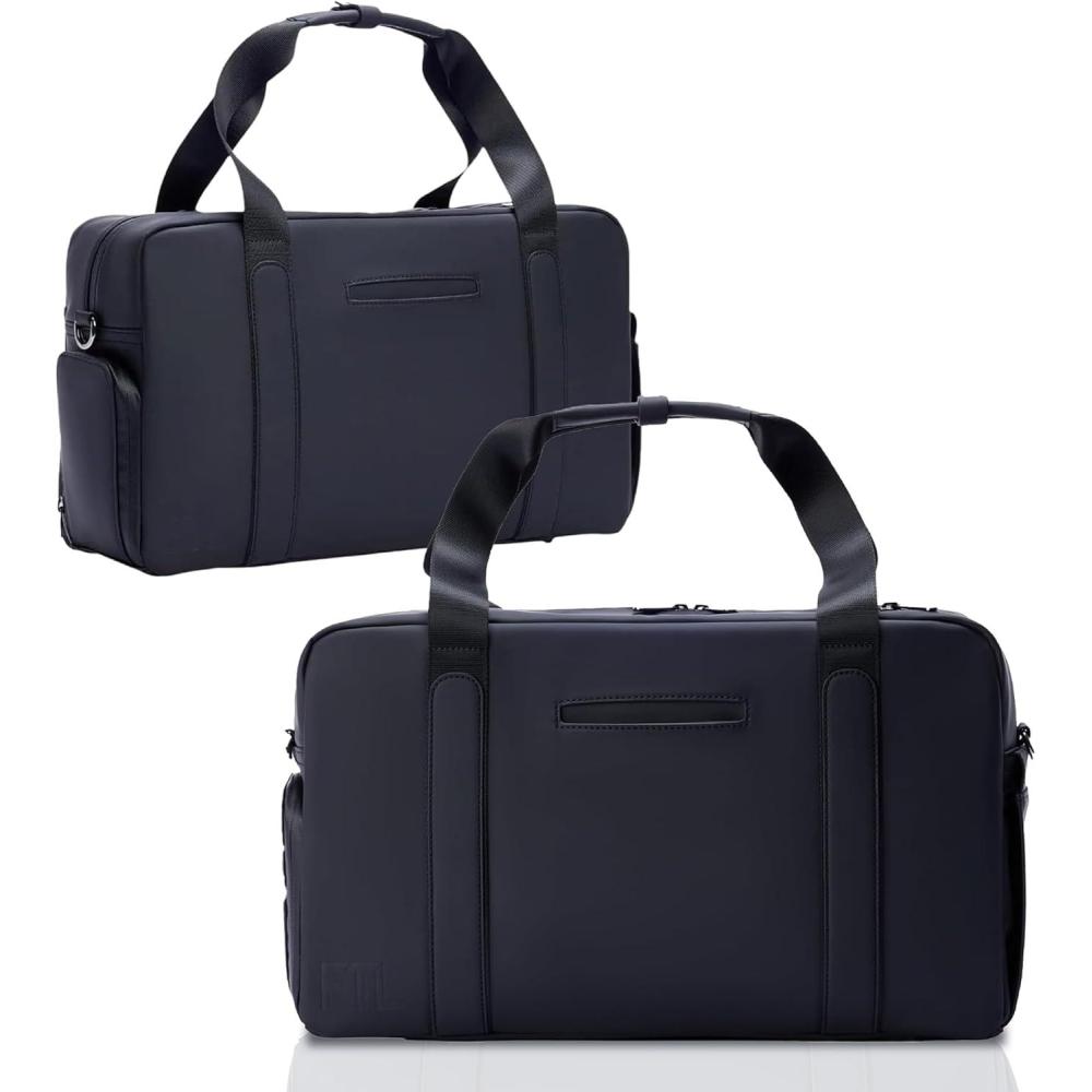 imageThe FTL Pro Mens Travel Bag  30L Premium Work to Gym Weekender Duffel with Garment Bag Shoe Space ampamp 18quot Laptop Sleeve  Business Carry On Hybrid Fits Under Airplane Seat  Abbot GreenKenmare Black