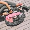 2-Pack Bundle Deal Yoga Duffle Bag Black and Leaf Set
