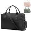 Gym Bag Womens,Travel Duffel Carry on Bag Sport Tote Bag Weekend Overnight Bag(M1-Black)