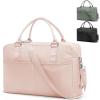 Gym Bag Womens,Travel Duffel Carry on Bag Sport Tote Bag Weekend Overnight Bag(M2-Pink)