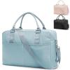 Gym Bag Womens,Travel Duffel Carry on Bag Sport Tote Bag Weekend Overnight Bag(M5-Blue)