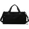 Sports and Travel Bag Fashion Fitness Bag Gym Bag Sport Bag Training Bag Business Trip Bag Large Capacity Overnight Bag(Black Color)