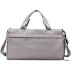 Sports and Travel Bag Fashion Fitness Bag Gym Bag Sport Bag Training Bag Business Trip Bag Large Capacity Overnight Bag(grey)
