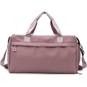 Sports and Travel Bag Fashion Fitness Bag Gym Bag Sport Bag Training Bag Business Trip Bag Large Capacity Overnight Bag(A)