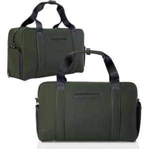 The FTL Pro Mens Travel Bag – 30L Premium Work to Gym Weekender Duffel with Garment Bag, Shoe Space & 18″ Laptop Sleeve – Business Carry On Hybrid, Fits Under Airplane Seat – Abbot Green(Abbot Green)