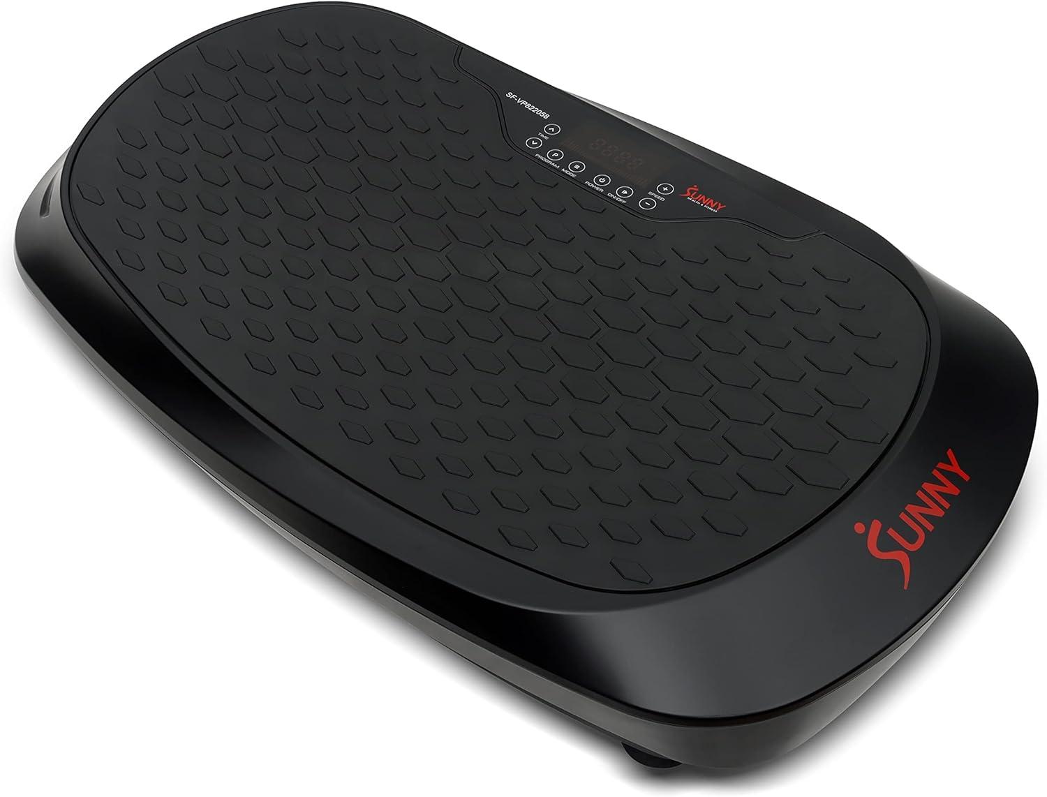 imageSunny Health amp Fitness Fitboard Vibration Platform Exercise Machine with Multiple Speed Settings and Vibration Modes for Multipurpose Workouts4D Premium