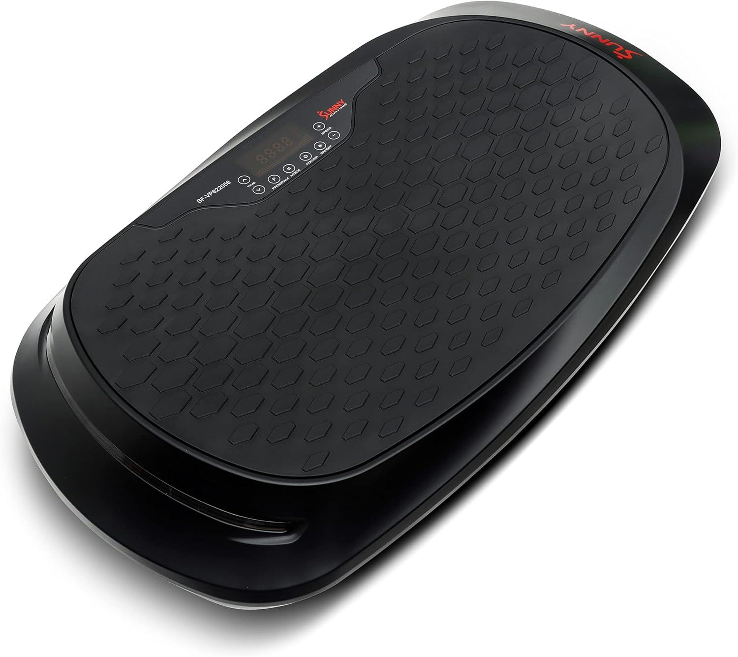imageSunny Health amp Fitness Fitboard Vibration Platform Exercise Machine with Multiple Speed Settings and Vibration Modes for Multipurpose Workouts4D Premium
