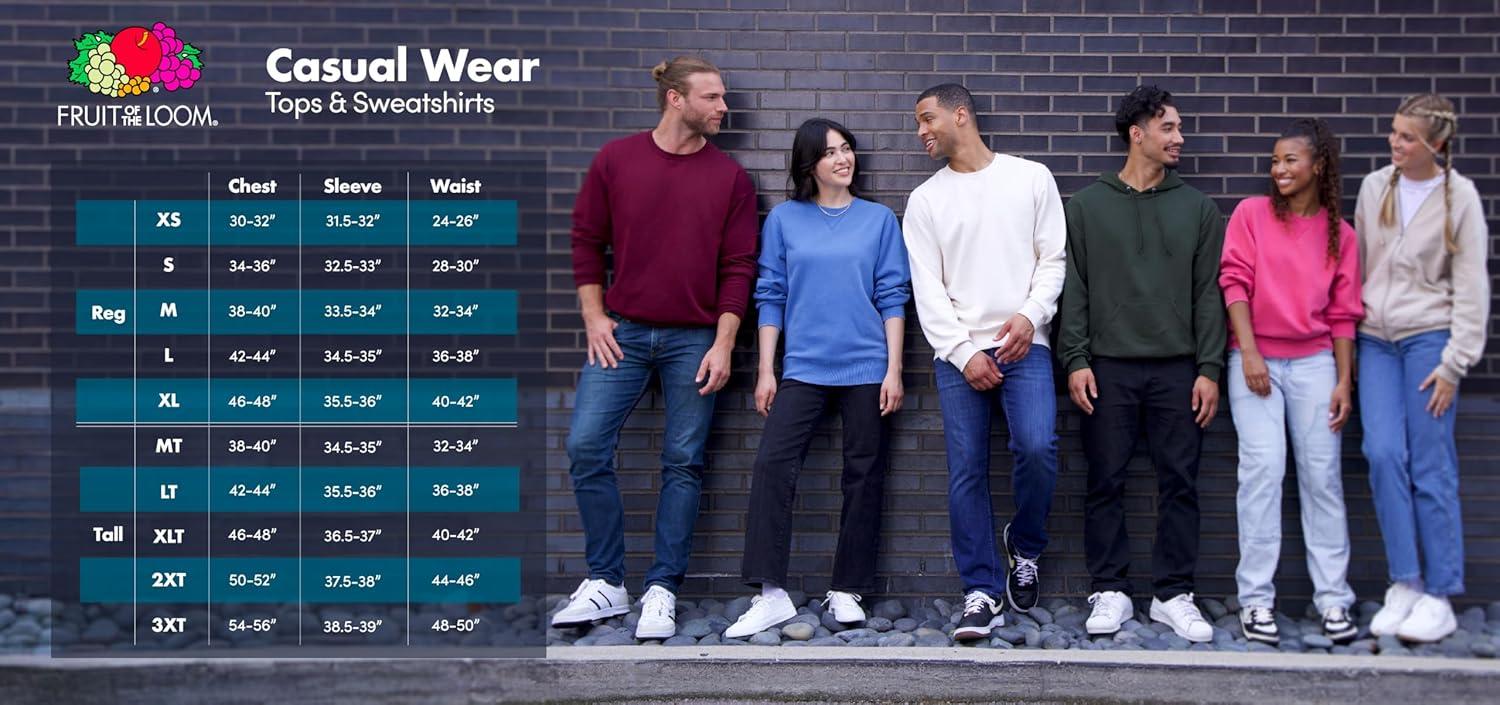 imageFruit of the Loom mens Eversoft Fleece Pullover Hooded Sweatshirt Moisture Wicking amp BreathableNavy Pullover