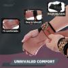 Frelaxy Lifting Wrist Straps Women and Men, Weight Lifting Grips with Cushion Wrist Loop, Double Layer Leather and Storage Pouch, Gym Workout Straps for Deadlift and Powerlifting(Pink/Leopard)