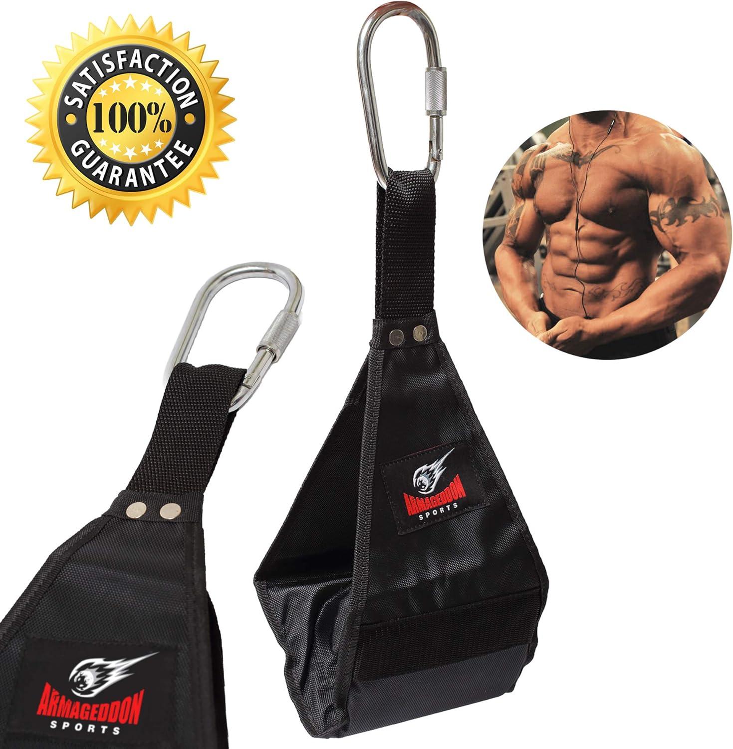 imagePremium Ab Slings Straps RipResistant Heavy Duty Pair for Pull Up Bar Hanging Leg Raiser Fitness Ab Exercise Equipment Superb Arm Padding for Abdominal Training Workout Equipment