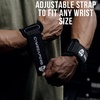 Gymreapers Weight Lifting Hooks (Pair), Heavy Duty Power Wrist Straps Hand Grip Support For Deadlifts, Pull Ups, Shrugs – Gym Gloves For Men and Women(Black)