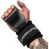 Gymreapers Weight Lifting Hooks (Pair), Heavy Duty Power Wrist Straps Hand Grip Support For Deadlifts, Pull Ups, Shrugs – Gym Gloves For Men and Women(Gray)