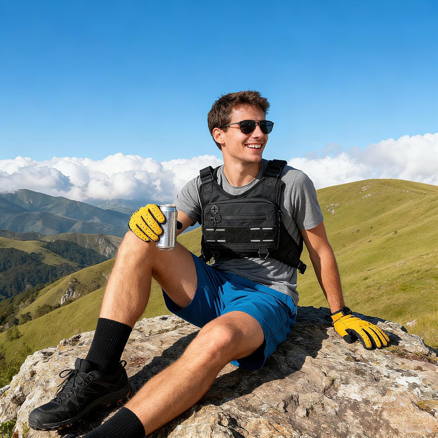 image:imageSports Chest Bag For MenChest Rig Running Vest